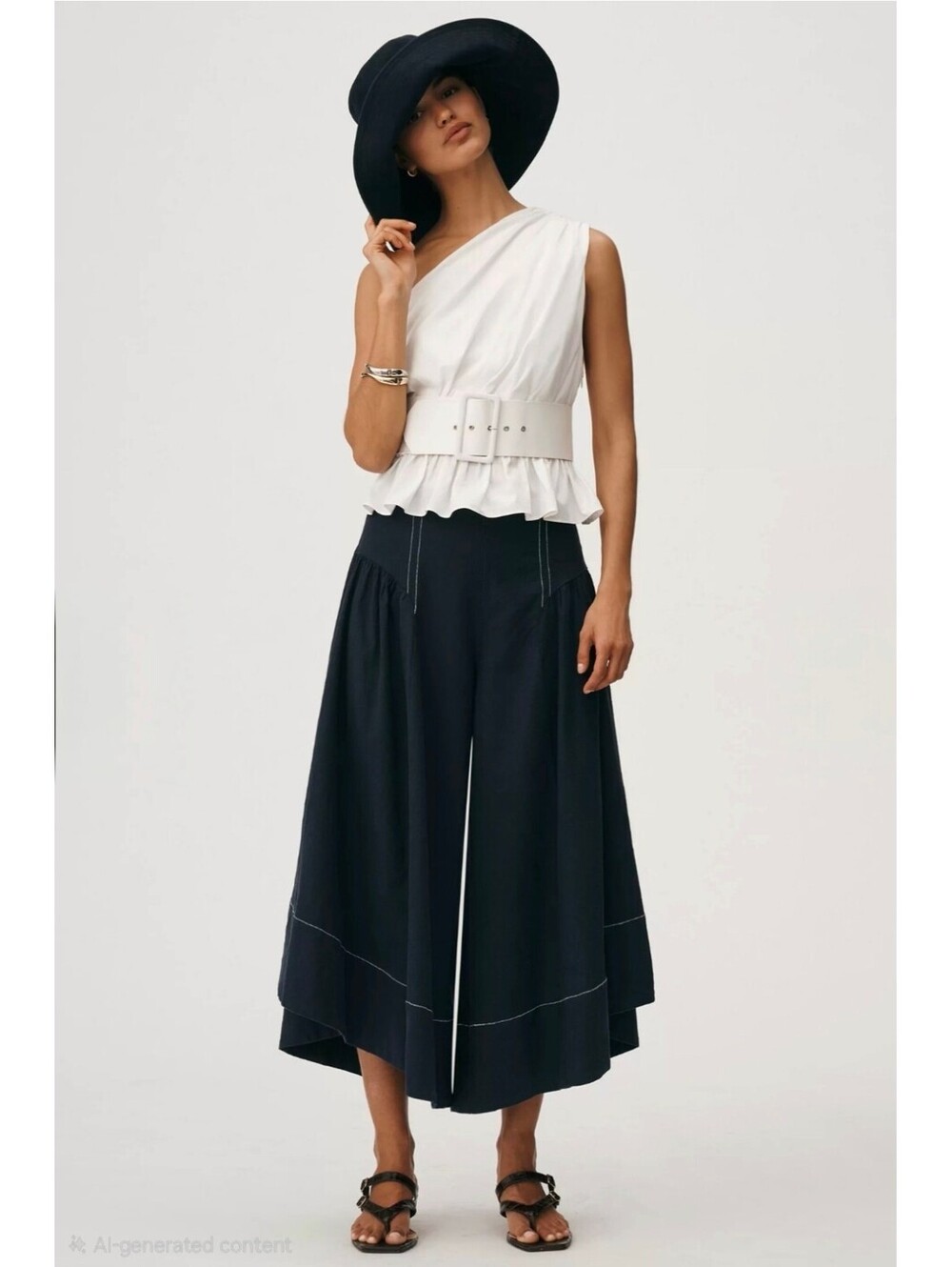 NWT Anthropologie Linen Extended Waist Pants. Size 8